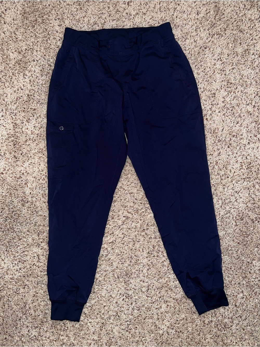 Med Couture Navy Blue Women's Jogger Scrub Pants